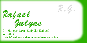 rafael gulyas business card